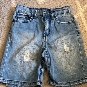 **KIDS** COTTON ON distressed denim shorts